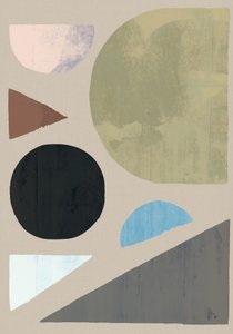 Formas geométricas en tonos apagados de cartissi
