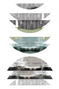 Capas geométricas en tonos apagados de cartissi