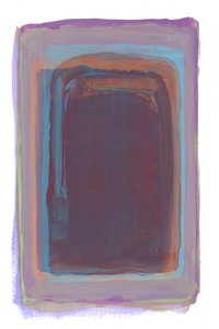 Abstracto en tonos apagados y capas de cartissi