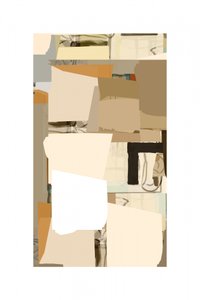 Collage abstracto neutro de cartissi