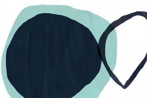 Azul verdoso superpuesto