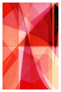 Capas geométricas rojas de cartissi