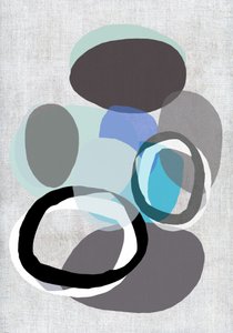 Formas abstractas serenas de cartissi
