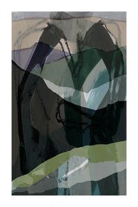 Capas de la montaña serena de cartissi