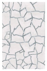 Fragmentos geométricos plateados de cartissi