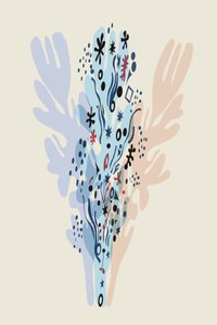 Botánica abstracta y suave de cartissi