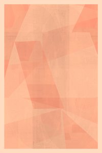 Geometría en tonos melocotón de cartissi