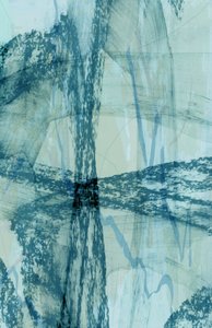 Abstracto azul con textura de cartissi