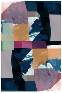 Composición abstracta llena de vida de cartissi