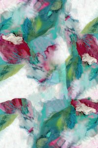 Abstracto floral vibrante de cartissi