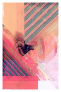 Formas a rayas de colores vivos
