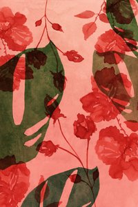 Acuarela: Flores tropicales de cartissi