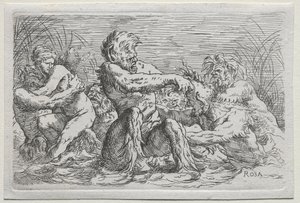 River Gods de copy after Salvator Rosa