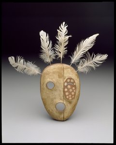 Máscara: El mal espíritu de la montaña de culture Yupik
