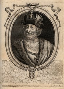 Retrato de Luis I el Piadoso (778-840), Rey de Francia - Luis I el 