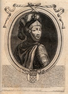 Retrato de Felipe III de Francia, llamado Felipe el Atrevido (1245-1285) (dinastía de los Capetos) - Felipe III llamado el Atrevido Rey de Francia - grabado de 