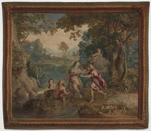 Apolo y Dafne de design by Charles de La Fosse; cartoon by Zeger Jacob van Helmont
