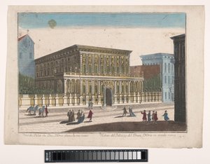 Vista del Palacio Doria-Tursi de Genua
Vista del Palacio del Duque de Oria en Strada Nuova (título en el objeto) de familie Remondini (attributed to)