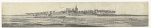 Vista de la tumba, 1672 Fotos de dibujos de la invasión francesa de los Países Bajos en 1672 por Adam Frans van der Meulen conservados en la Manufacture des Gobelins (título de la serie) de frères Moreau