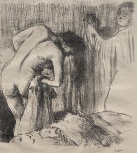 Después del Baño III de imitator of Antoine Louis Barye