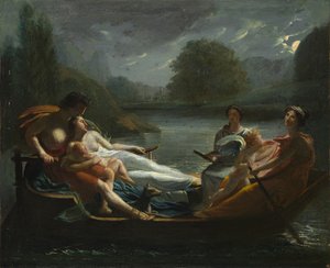 The Dream of Happiness de imitator of Pierre Paul Prud