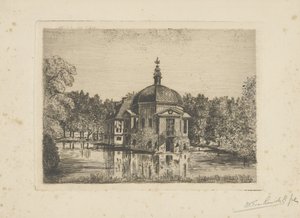 Vista de Trompenburgh de jonkheer Barthold Willem Floris van Riemsdijk