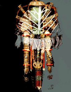 AFRICAN MASKS COLLAGE, 2018 (técnica mixta)