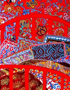 Hora de acostarse con rojo, 2015 (in, acrílico, óleo)