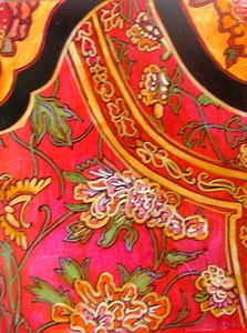 Parte delantera de la chaqueta china, 2012 (técnica mixta) de linda arthurs
