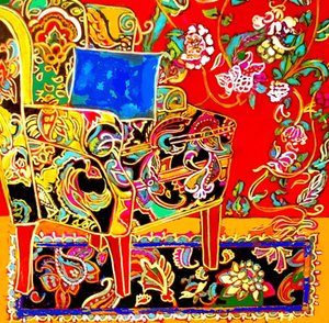 Salón Suzani, 2017 (técnica mixta) de linda arthurs