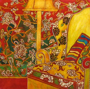 Silla de salón, 2016 (técnica mixta) de linda arthurs