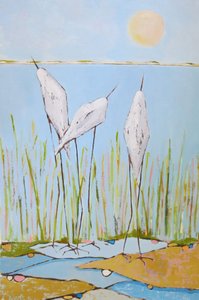 Aves serenas de los pantanos de phyllis adams