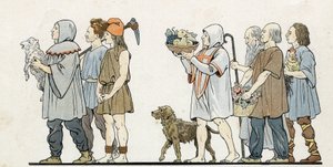 En "Francia, su historia contada por G. Montorgueil, ilustrada por Job" 1896. Colección privada de pseudonym for Onfray de Breville Jacques Job