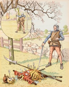 Le Franc Archer de Bagnolet (obra cómica del siglo XV con un soldado fanfarrón), Colección Privada de pseudonym for Onfray de Breville Jacques Job