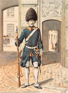 Jacques Marie Gaston Onfroy de Breville dit JOB (1858-1931) - Uniforme de las tropas francesas en todas las épocas: 8º Regimiento de la Guardia Real (1815), Colección privada
