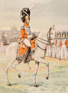 Uniforme de las tropas francesas en todos los tiempos: Oficial de la Guardia Real Suiza, Colección Privada