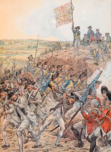 Jacques Marie Gaston Onfroy de Breville dit JOB - Los franceses durante la Batalla de Yorktown en octubre de 1781 durante la Guerra de Independencia de pseudonym for Onfray de Breville Jacques Job