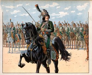 Joachim Murat (1767-1815) entonces coronel durante la campaña italiana de pseudonym for Onfray de Breville Jacques Job