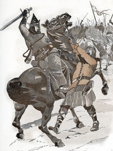 Luis VI le Gros en la batalla de Bremule (1119) "¡No tomamos al Rey de Francia, ni en la guerra ni en el ajedrez!" de pseudonym for Onfray de Breville Jacques Job