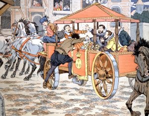Asesinato de Enrique IV, c.1900 (ilustración)