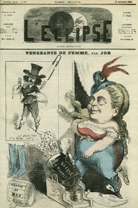 Olympe Audouard (1830-1890), feminista francesa y su enemigo Jules Barbey d
