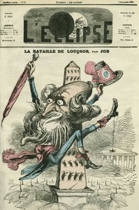 La Batalla de Luxor, el Padre Gagne subió al Obelisco. Portada en 