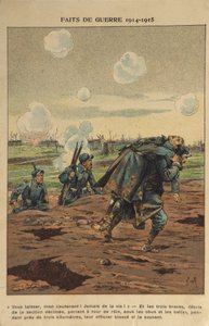 WW1: Para salvar al jefe (ilustración) de pseudonym for Onfray de Breville Jacques Job