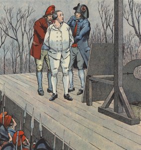 La ejecución del rey Luis XVI de Francia, 1793