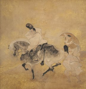 Cruce en Sano de studio of Tawaraya Sōtatsu