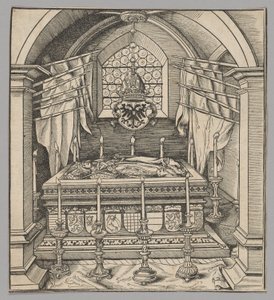 Gruftblatt, lámina 24 de Escenas históricas de la vida del emperador Maximiliano I desde el Arco de Triunfo