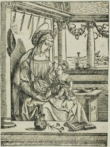 La Virgen y el Niño de the Elder Hans Burgkmair