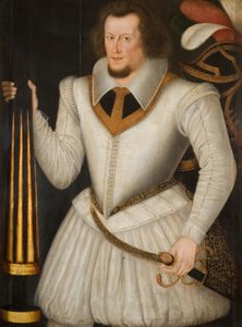 Retrato de Robert Devereux, 2º Conde de Essex, 1600-1700 de the Younger School of Marcus Gheeraerts