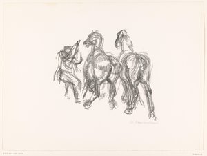El hombre y los caballos