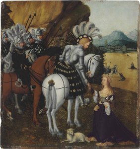 Emperador Maximiliano I como San Jorge